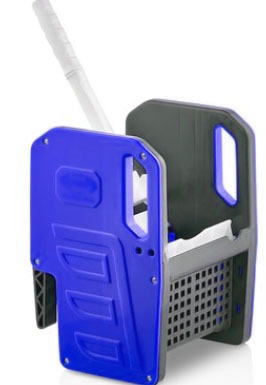 Storcator profesional pentru carucior curatenie  culoare albastra